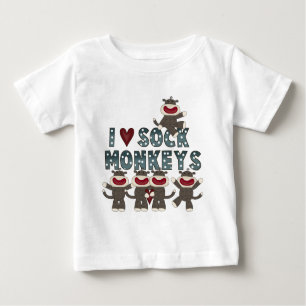 I Love Sock Monkeys Tshirts and Gifts