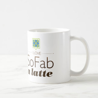 I Love SoFab a Latte Coffee Mug