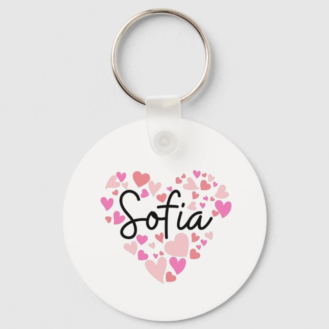 I love Sofia Keychain (Front)