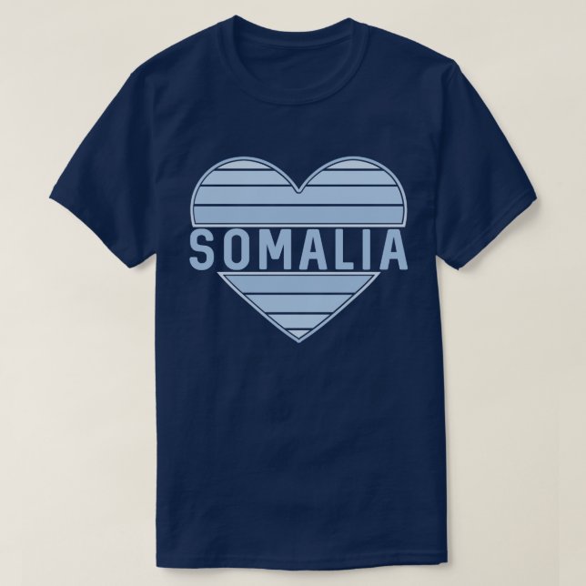 I Love Somalia, Somali Heart T-Shirt (Design Front)