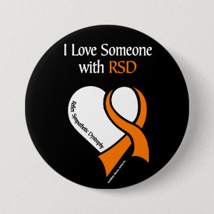I Love Someone...Heart/Ribbon...RSD Button