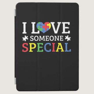 I Love Someone Special Puzzle Autism Awareness iPad Air Cover