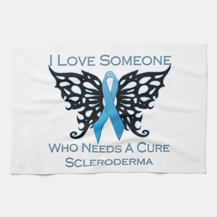 I love Someone Who Needs A Cure Scleroderma Hand Towel