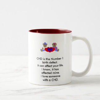 I love someone with a CHD Two-Tone Coffee Mug