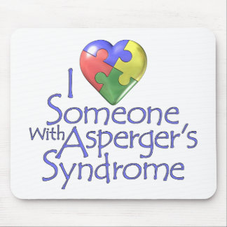 I Love Someone With Asperger's Mouse Pad