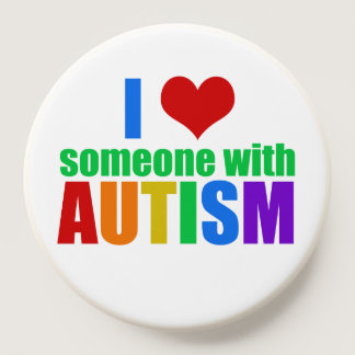 I Love Someone With Autism Beautiful Rainbow PopSocket