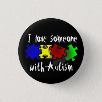 I love someone with Autism Button