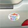 I Love Someone with AUTISM Car Magnet