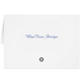 I Love Someone With Autism Card (Back Horizontal)