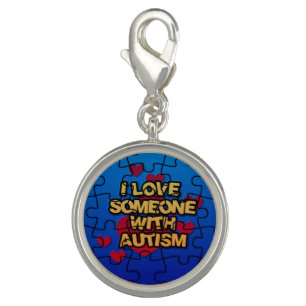 I Love Someone With Autism Charm