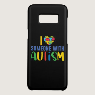 I Love Someone With Autism Heart Puzzle Piece Case-Mate Samsung Galaxy S8 Case