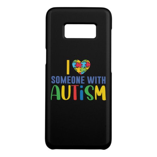 I Love Someone With Autism Heart Puzzle Piece Case_Mate Samsung Galaxy S8 Case