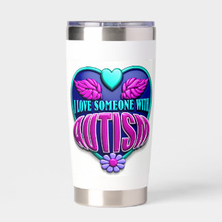 I love someone with autism insulated tumbler