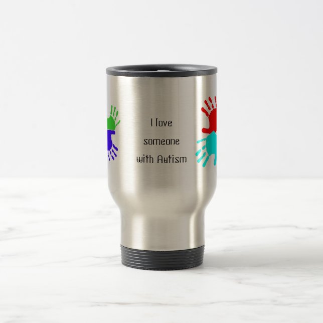 I love someone with Autism Mug (Center)