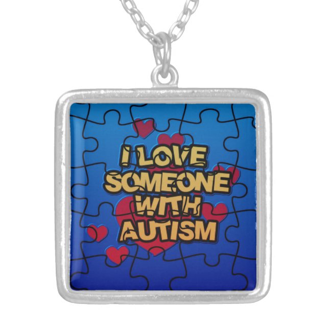 I Love Someone With Autism Necklace (Front)