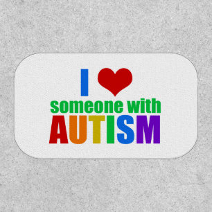 I Love Someone with Autism Patch