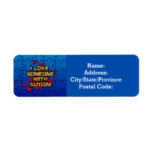 Autism Return Address Labels | Zazzle