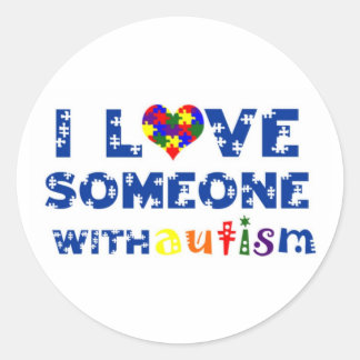 I love someone with Autism sticker