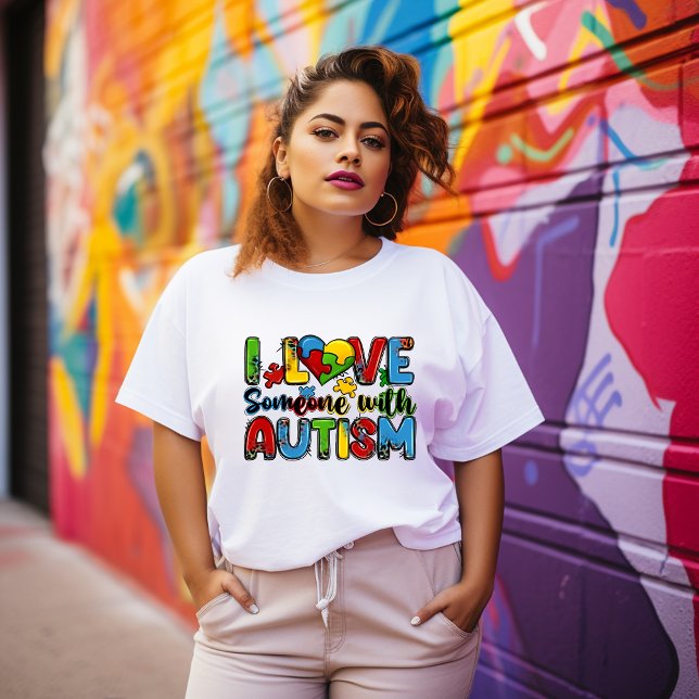 I Love Someone With Autism T-shirt (Creator Uploaded)