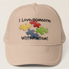 I Love Someone With Autism! Trucker Hat