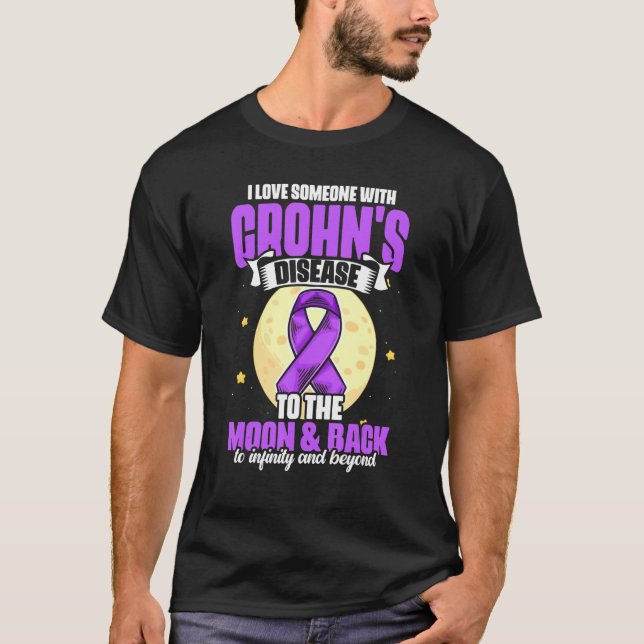 I Love Someone With Crohn's Disease for Patient T-Shirt (Front)