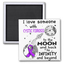 I love Someone with Cystic Fibrosis Awareness Magnet