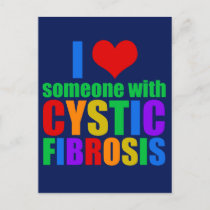 I Love Someone with Cystic Fibrosis Postcard
