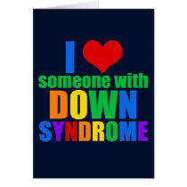 I Love Someone With Down Syndrome Rainbow