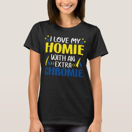 I love someone with down syndrome to the moon back T_Shirt
