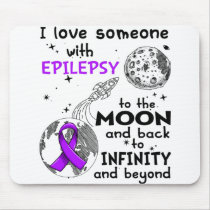 I love Someone with Epilepsy Awareness Mouse Pad