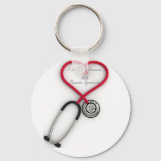 I Love Someone with Noonan Syndrome keychain