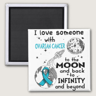 I love Someone with Ovarian Cancer Awareness Magnet