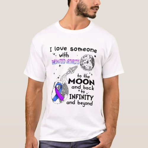 I love Someone with Rheumatoid Arthritis Awareness T_Shirt