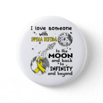 I love Someone with Spina Bifida Awareness Button