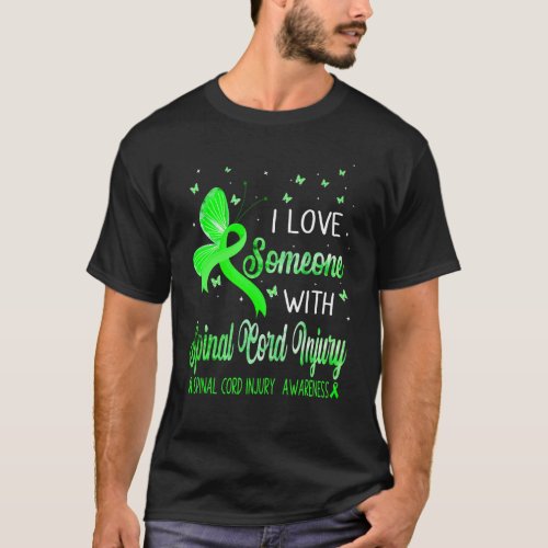 I Love Someone With Spinal Cord Injury Awareness G T_Shirt