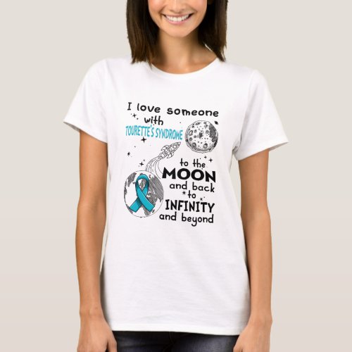I love Someone with Tourettes Syndrome Awareness T_Shirt