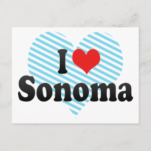 I Love Sonoma Postcard