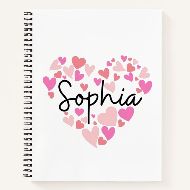 I love Sophia Notebook (Front)