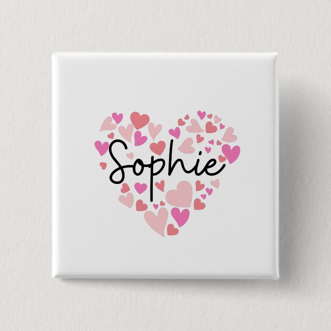 I love Sophie Button (Front)