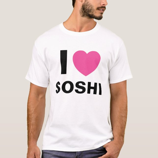 I Love Soshi T Shirt (Front)