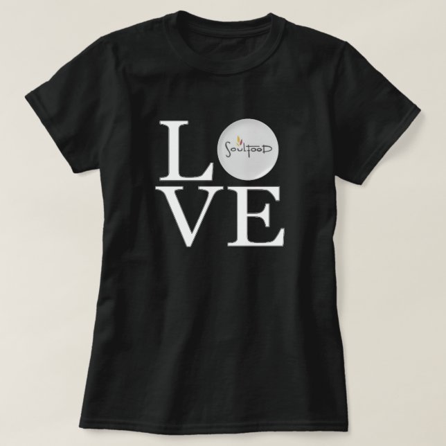 I  Love Soul Food T-Shirt (Design Front)