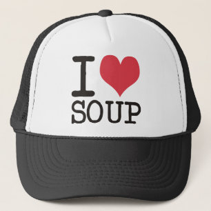 I love Soup - Vegetarian - Pizza Products! Trucker Hat