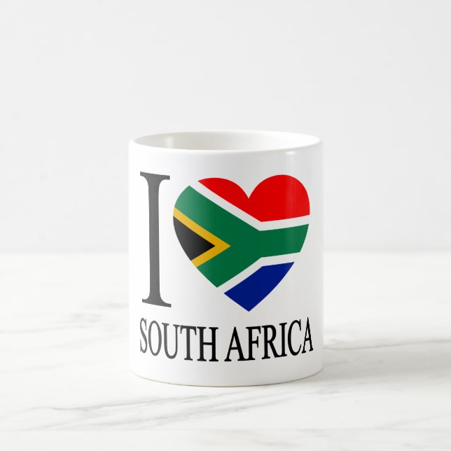 I Love South Africa Coffee Mug (Center)