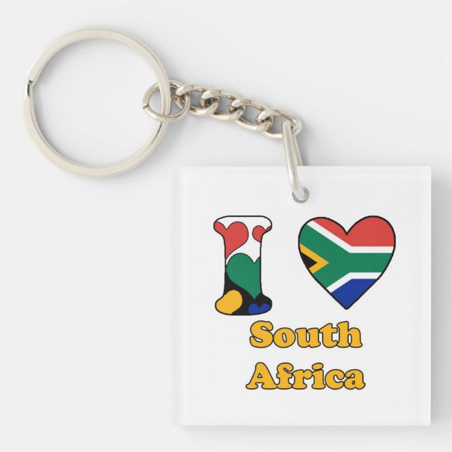 I love South Africa Keychain (Front)