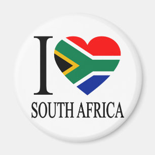 I Love South Africa Magnet