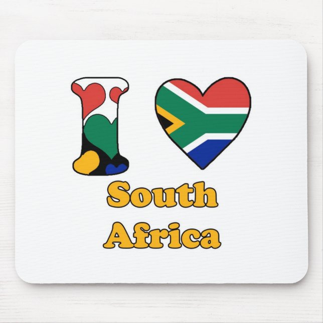 I love South Africa Mouse Pad (Front)
