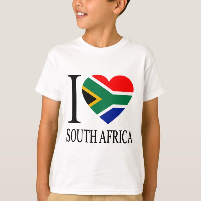 I Love South Africa T-Shirt (Front)