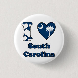 I love South Carolina Button