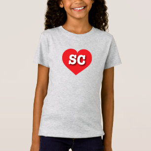 I love South Carolina - SC pink heart T-Shirt