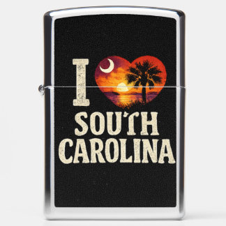 I LOVE SOUTH CAROLINA ZIPPO LIGHTER